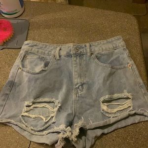 Shein-Medium-Jean Shorts